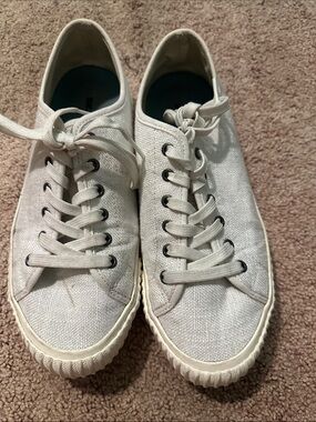 SeaVees White Canvas Low-Top Sneakers